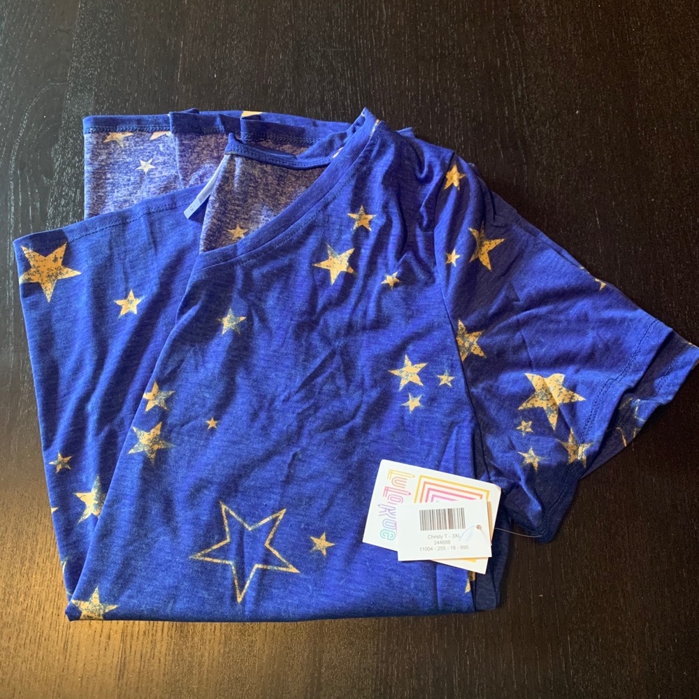 LuLaRoe 3X Christy Tee new w/ tags